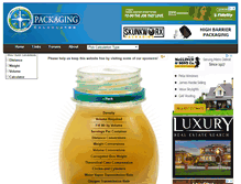 Tablet Screenshot of packagingcalculator.com